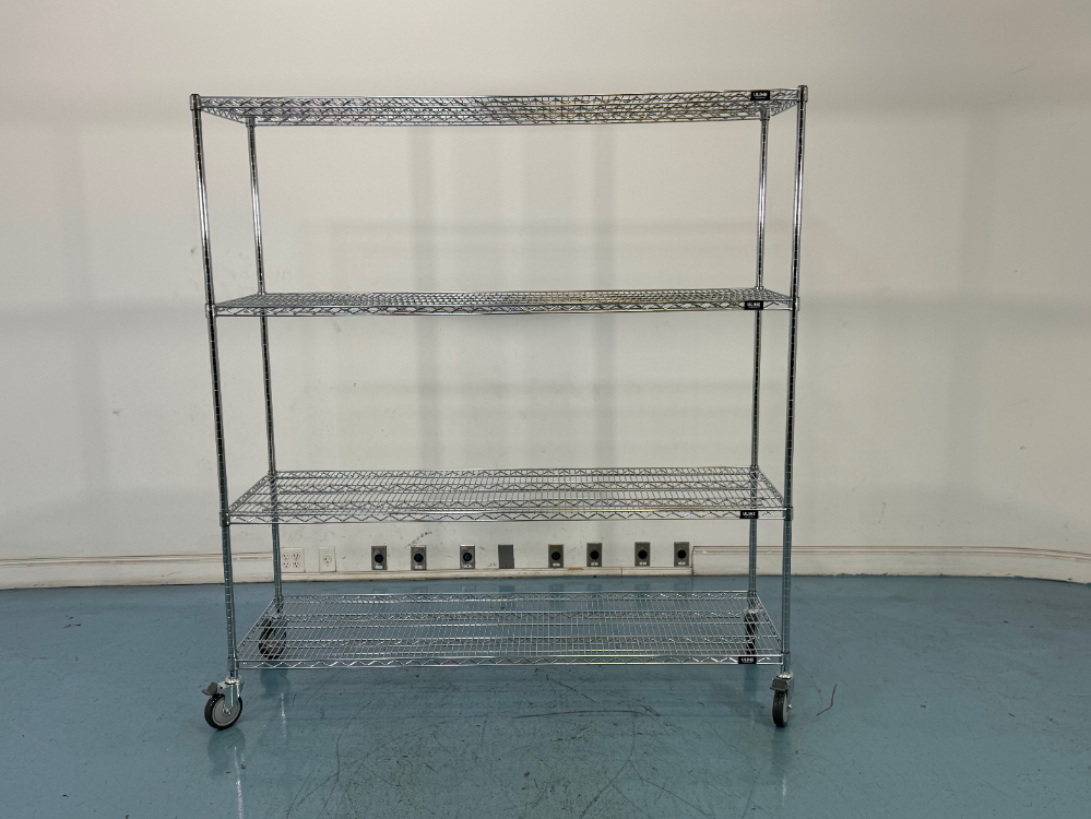 Image of 6' Portable Wire Shelving Unit